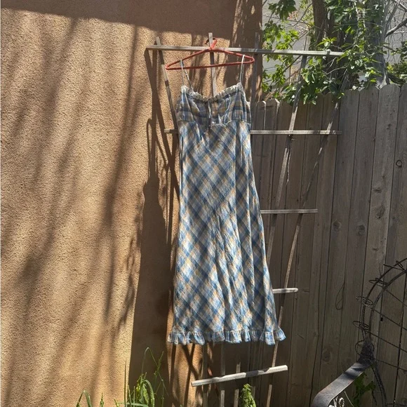 The Sam Dress in Blue Kala — M - Picture 4 of 7